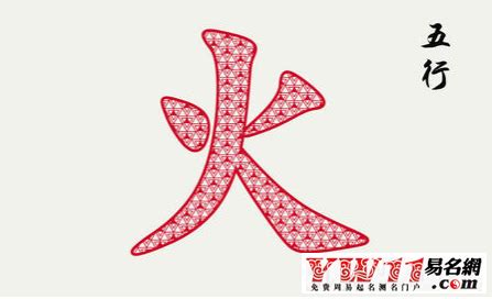 火五行的字|康熙字典五行屬火的字 共2318個